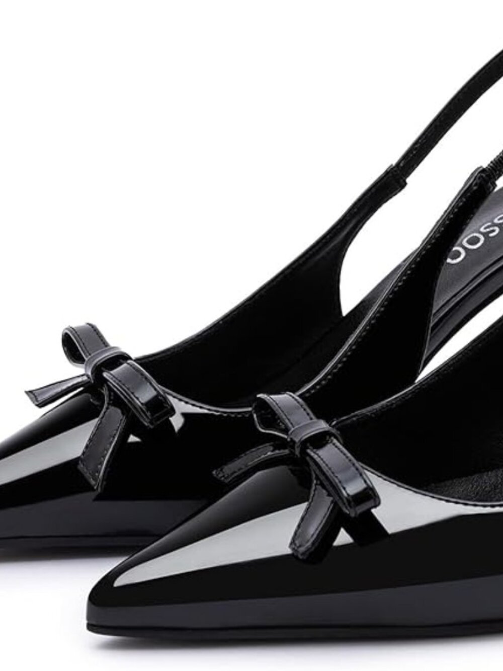 Womens Kitten Heels Slingback Pumps Closed Pointed Toe Stiletto Dress Shoes for - Picture 2 of 5